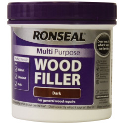 Ronseal 34748 Multipurpose Wood Filler Tub Dark 465g