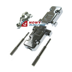 Obudowa D-SUB 9 metal dł.śr. U U HQ