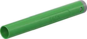 4 mm plug, crimp connection, 1.0 mm², CAT II/CAT III, green, 66.2042-25