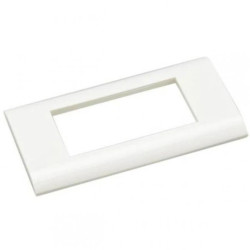 Ramka montażowa 4M 90x45 biała na moduły Mediabox
