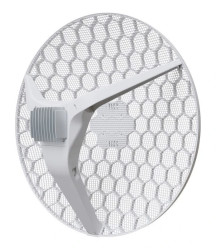 Urządzenie klienckie RBLHGG-5HPacD2HPnD-XL, Dual Band, 1x RJ45 1000Mb/s, 1x SFP, 18/27dBi MikroTik LHG XL 52 ac