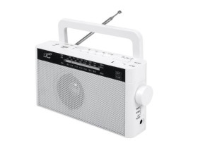 Radio przenośne BT Retro Sona białe zasilanie akumulatorowe i...