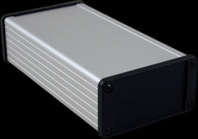 Aluminum enclosure, (L x W x H) 160 x 84 x 44 mm, natural, IP65, 1457K1601
