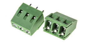 Klucz polaryzacyjny 3 -pinowe raster 5mm Przewlekany Męski RS PRO