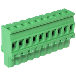 CamdenBoss CTB92VG/10S 10 Way 12A Vertical Free Plug Standard 5mm Pitch