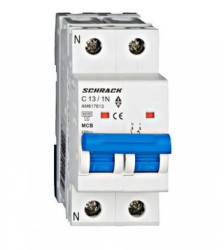 Wyłącznik instalacyjny 6kA, C 13A, 1+N Seria AMPARO