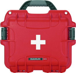 NANUK 905-FSA9 Apteczka pierwszej pomocy (pusta) 239 x 140 x 188 czerwony