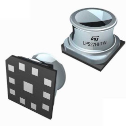LPS27HHTWTR MEMS pressure sensor: 260-1260 hPa absolute digital output barometer with embedded temperature sensor in water-resis