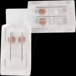 LX900100 LED strip connector, L-shaped, 2-pin, for 8 mm LED strips