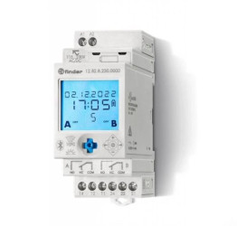 Zegar cyfrowy roczny, astronomiczny z możliwością rozszerzenia wyjść i wejść 2P 16A 230V AC/DC 12.B2.8.230.0000
