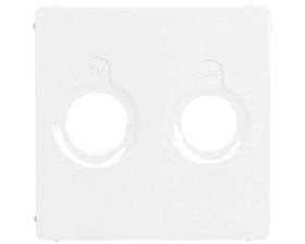 VALENA LIFE Plakietka gniazda antenowego biały 754820