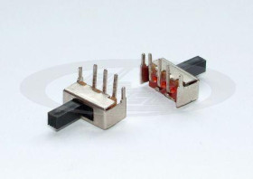 przełącznik przesuwny 2-położeniowy 1-sekcyjny SKB12F23 G8 L=8,0mm kątowy Lup Fung