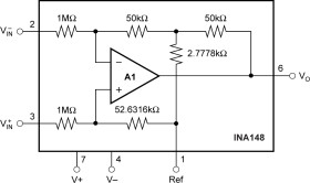 200V Common-Mode Voltage Difference Amplifier