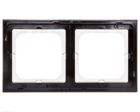 SONATA Ramka podwójna do łączników IP44 ecru RH-2R/27