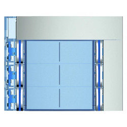 Sfera Plakietka modułu z 2x4 przyciskami - 2x3 przyciski aluminium 352161