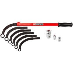 Zestaw narzędzi nastawnych Zestaw klucza do nakrętki napinacza pasa Facom 13 → 19 mm 5 szt.