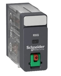 Zelio Relay Przekaźnik interfejsowy z przyciskiem test 230V AC, 2C/O 5A AC RXG21P7