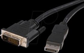 DP2DVIMM6 Adapter cable, DisplayPort male to DVI male, 1.8 m