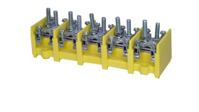 Odgałęźnik Instalacyjny 5-Segmentowy Zacisk: 5X2x25mm2 - 5X4x10mm2 Lz 5*25/10...