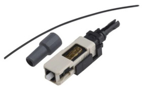 Złącze światłowodowe, SC, 62.5/125μm, OM1, 0.5dB, Simplex, RS PRO