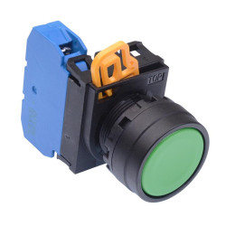 YW1B-M1E10G Green 22mm Momentary Push Button Switch NO IP65 IDEC