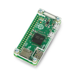 Obudowa Raspberry Pi Zero - Fluo Open - przezroczysta