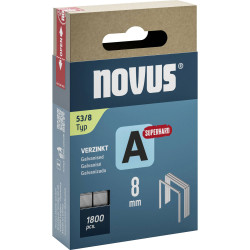 Novus 042-0775 Staple Strip Type 53 1800 pieces 8x11.3mm Fine Wire Clip