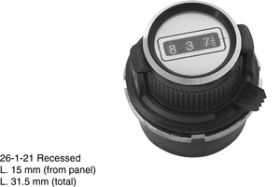 Model 26 Multidial 10 Turns 30.6 mm Diameter Recessed Design