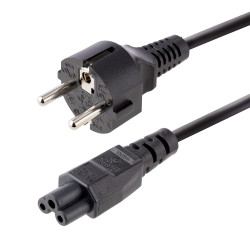 Kabel zasilający złącze A: CEE 7/7 złącze B: IEC C5 3m 2,5 A 250 V AC