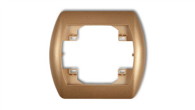 Trend Ramka Pozioma Pojedyncza Złoty Metalik 8Rh-1