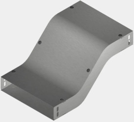 Obejście pionowe cynkowane pełne 100x60mm 1,5mm OPNBP100H60 163304