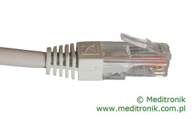 Patchcord RJ45 Kat.5e 1,1m U/UTP PVC miedziany szary WYPRZEDAŻ