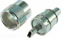 WUHF-RG58 Wtyk UHF (UC1) zaciskany na kabel RG-58