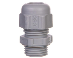 Dławnica kablowa poliamidowa M16 IP65 V-TEC VM16 srebrnoszara 2022845 /50szt./