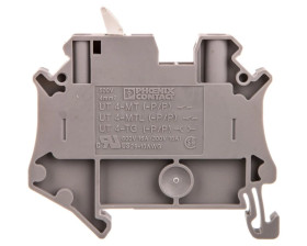 Złączka przelotowa 2-przewodowa z odłącznikiem nożowym 4mm2 szara UT 4-MTL-P/P KNIFE-WH 3046150 /50szt./