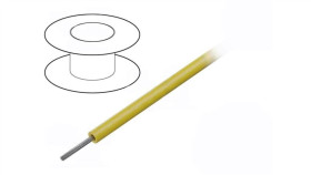 1854-Yl005 Przewód Na Rolce 30,5M Linka Cu 24Awg Pvc Żółty 600V