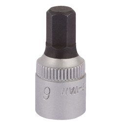 Elora 11127 6mm 1/4&quot; Square Drive Hexagon Screwdriver Socket