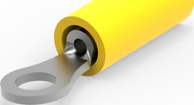 Insulated 27400203, 0.12-0.24 mm², AWG 26 to 24, 2.84 mm, C4/M2.5, yellow, 52189