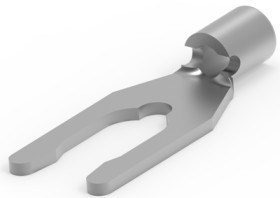Uninsulated forked cable lug, 0.3-1.42 mm², AWG 22 to 16, 4.17 mm, M4, 52710-1