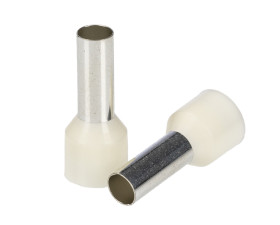 Końcówka kablowa zaciskana 10mm² długość 12mm Kremowy średnica 4.5mm Izolowane RS PRO