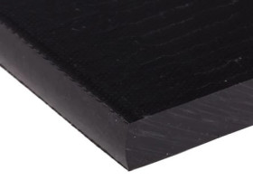 Arkusz tworzywa sztucznego Czarny, 500mm x 300mm x 10mm