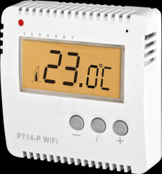 PT14-P WIFI Wall thermostat, electric heating