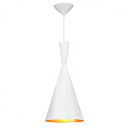 Lampa Wisząca Sufitowa Żyrandol IL MIO MODERN P-306C E27 Biało-Złota - GOLDLUX (Polux)