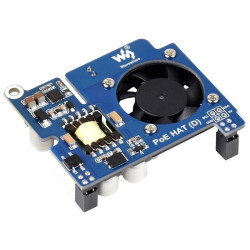 Power over Ethernet (PoE) HAT (D) for Raspberry Pi