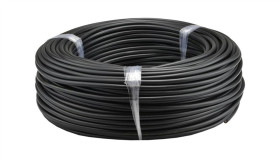 Przewód Prądowy H05vv-F / Owy 500V 2X0,75 Warsztatowy Czarny Linka...