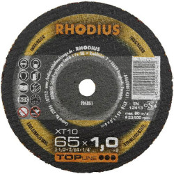 Rhodius 206801 XT10 MINI Cutting Disc 65mm Stainless Steel Powerful Thin