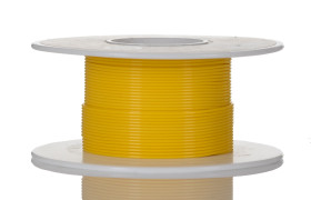 Przewód do urządzeń PTFE 0,09 mm² Żółty Alpha Wire PTFE 28 AWG 600 V dł. 30m 7/0,13 mm +200°C MIL-W-16878/4, NEMA