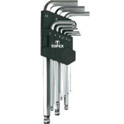 TOPEX Kl. sześciokąt. imbusowe 1.5-10 9szt 35D957