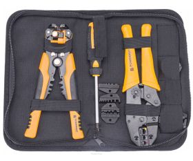 Zaciskarka tulejek i końcówek zestaw