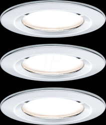 93499 Nova Coin flush mounted fixture, 3x 6 W, 2700 K, round, dimmable